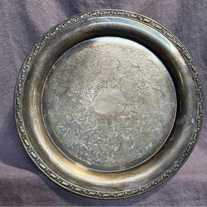 Silver Plated Vintage Oneida Serving Tray